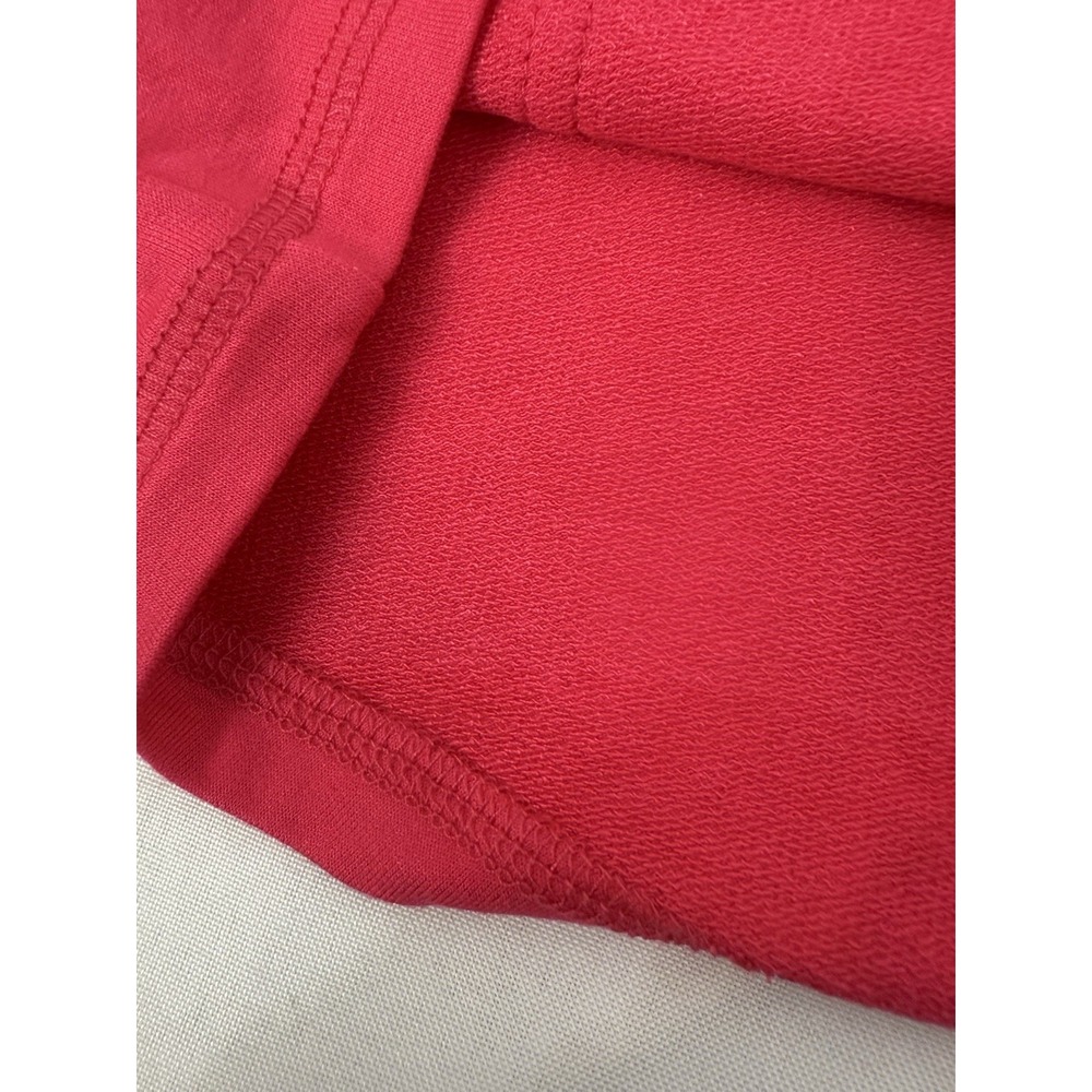 Susan Graver Weekend Hot Pink French Terry Tunic Top Pockets Women Size L - Picture 8 of 8